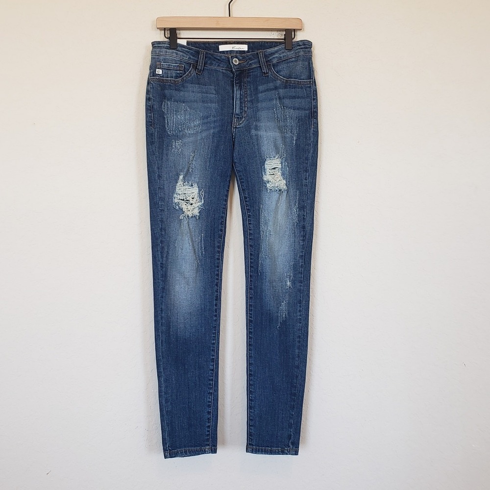 KanCan Distressed Skinny Jeans Women's 27 Casual Weekend Everyday